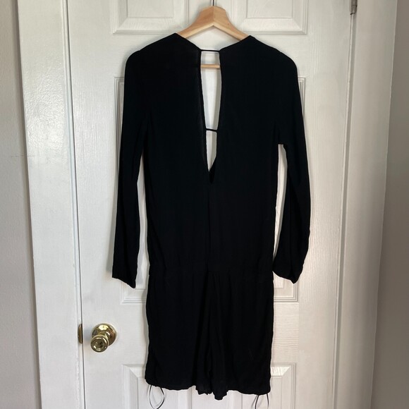 NWT Monrow black long sleeve romper jumpsuit - Picture 9 of 9